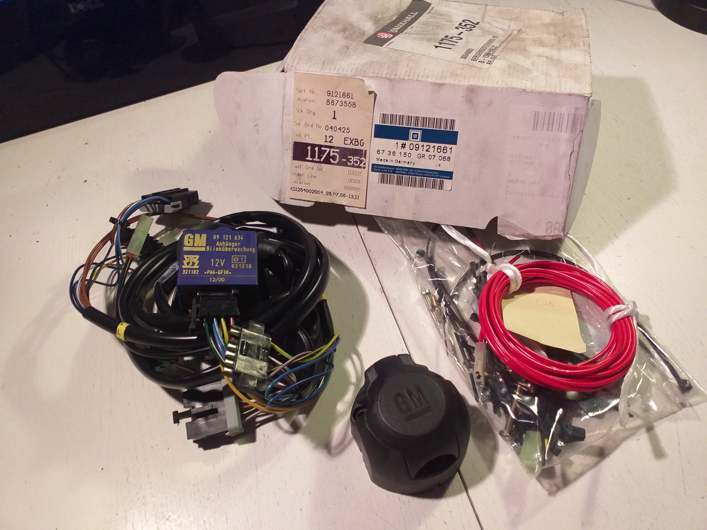 Corsa B E-Satz Anhängerzugvorrichtung original GM Opel NEU