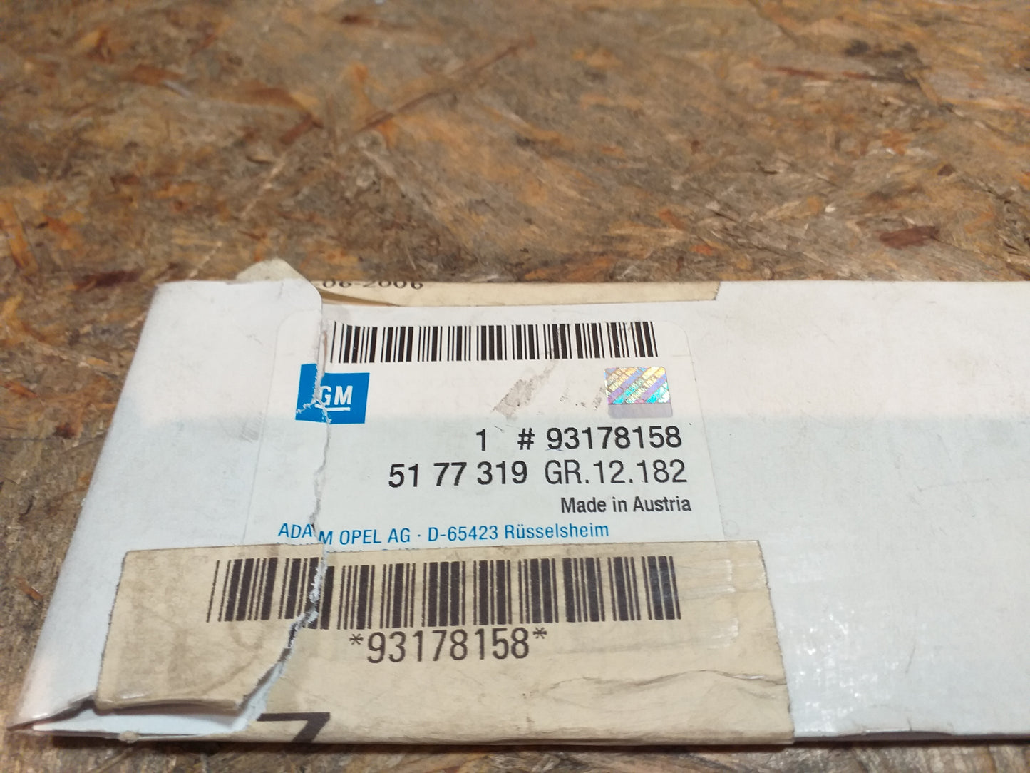 Vectra C Emblem Schriftzug hinten original GM Opel NEU