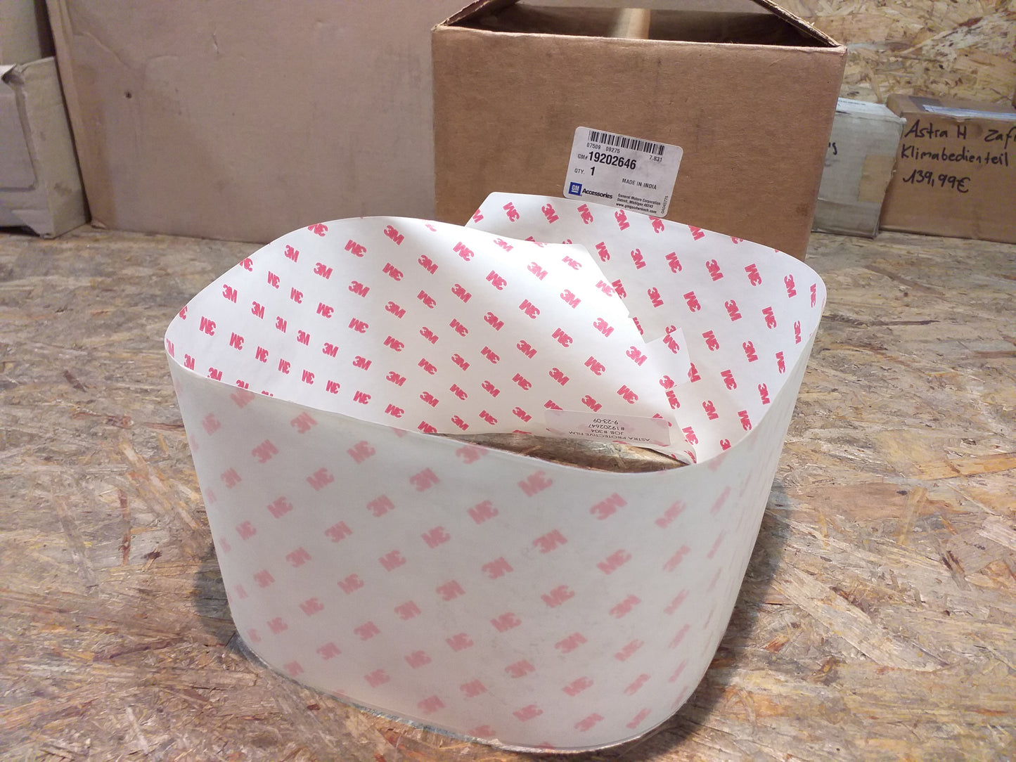 Astra G 5 Türer Ladekantenschutzfolie original GM Opel NEU