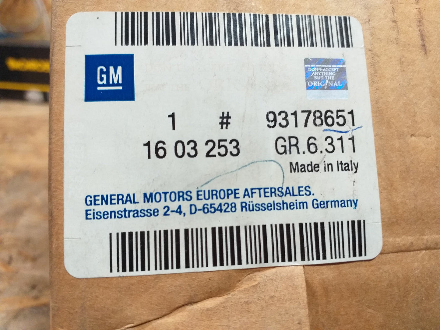 Astra H Radnabe vorne original GM Opel NEU