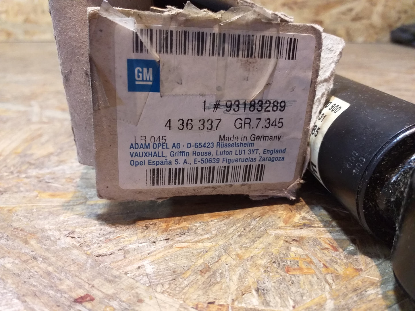 Vectra C Stoßdämpfer hinten original GM Opel NEU