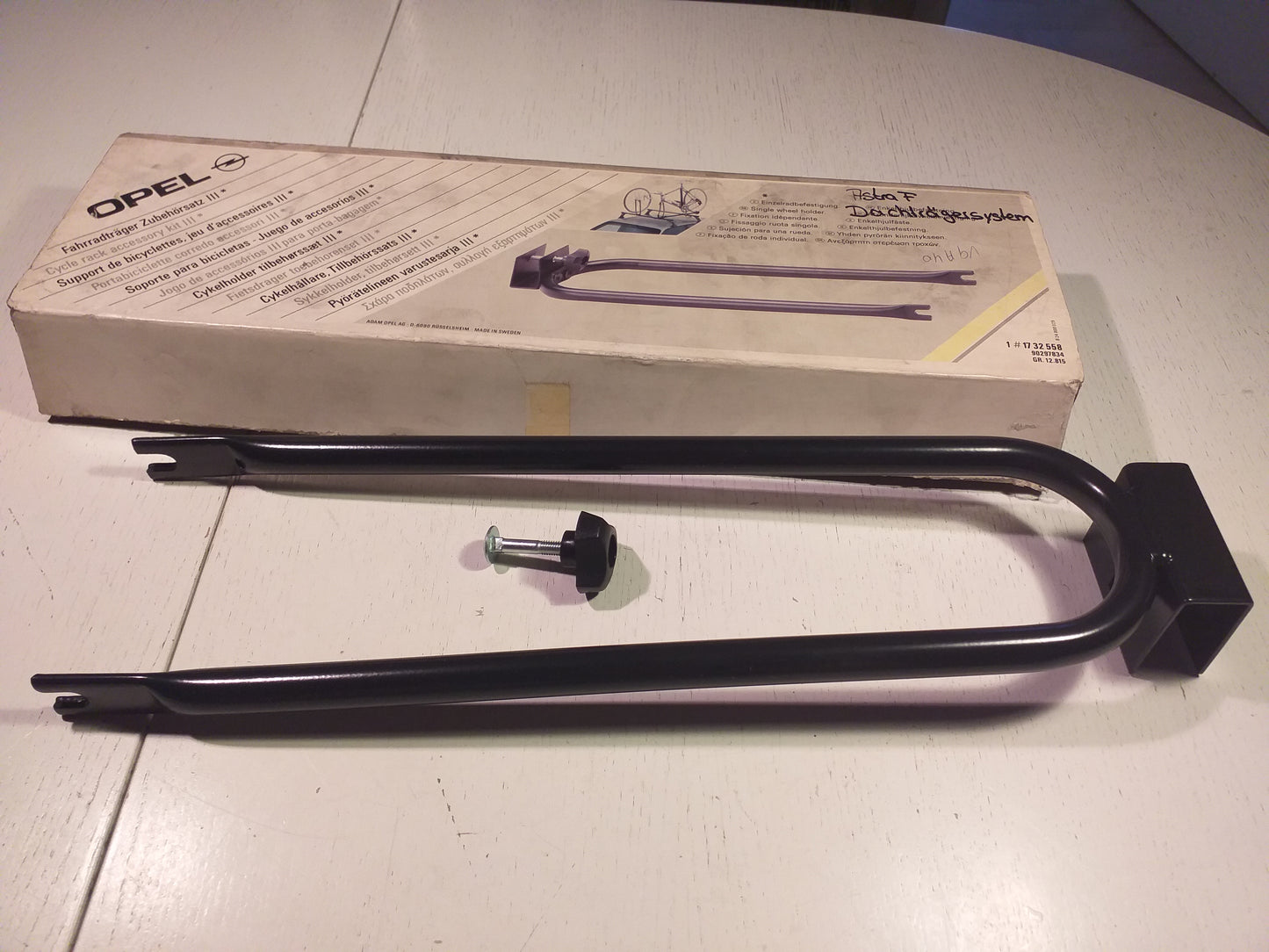 Astra F Dachträgersystem Fahrradträger original GM Opel NEU