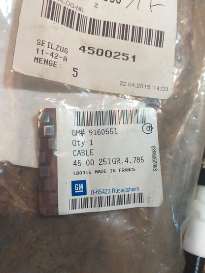 Movano A Handbremsseil hinten original GM Opel NEU