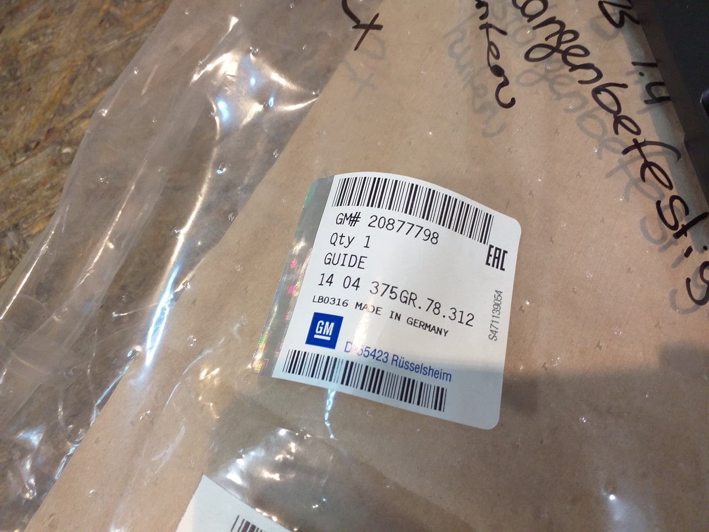 Meriva B 1.4 Stoßstangenbefestigung hinten original GM Opel NEU