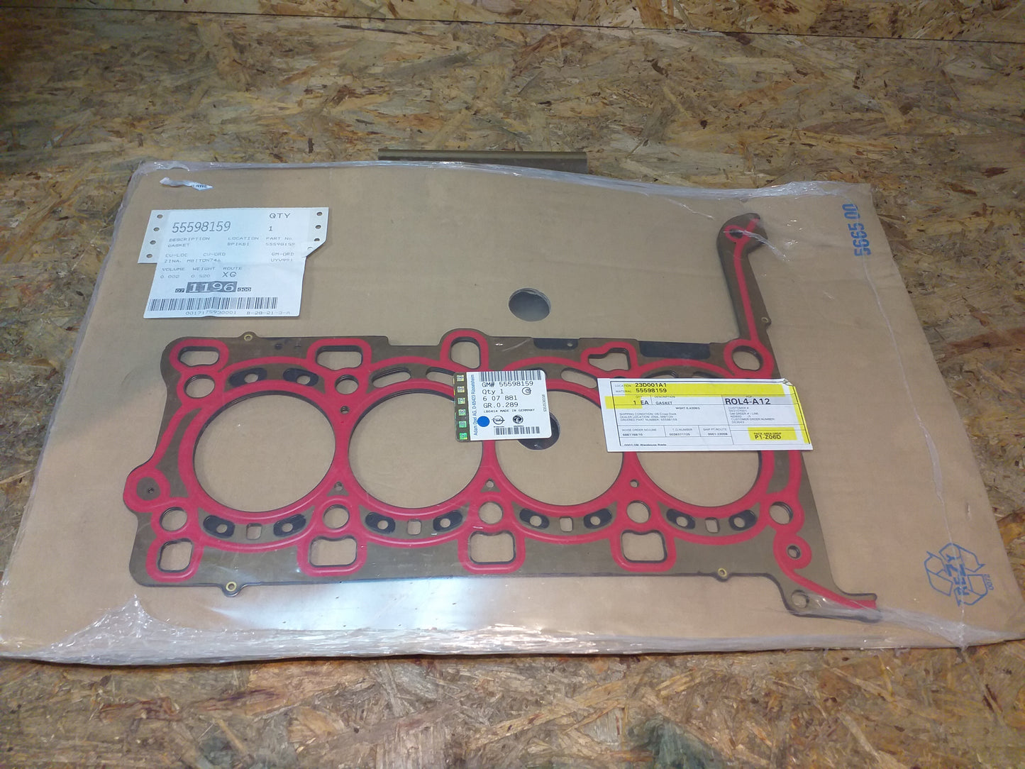 Astra J Zylinderkopfdichtung 1.22mm dick original GM Opel NEU