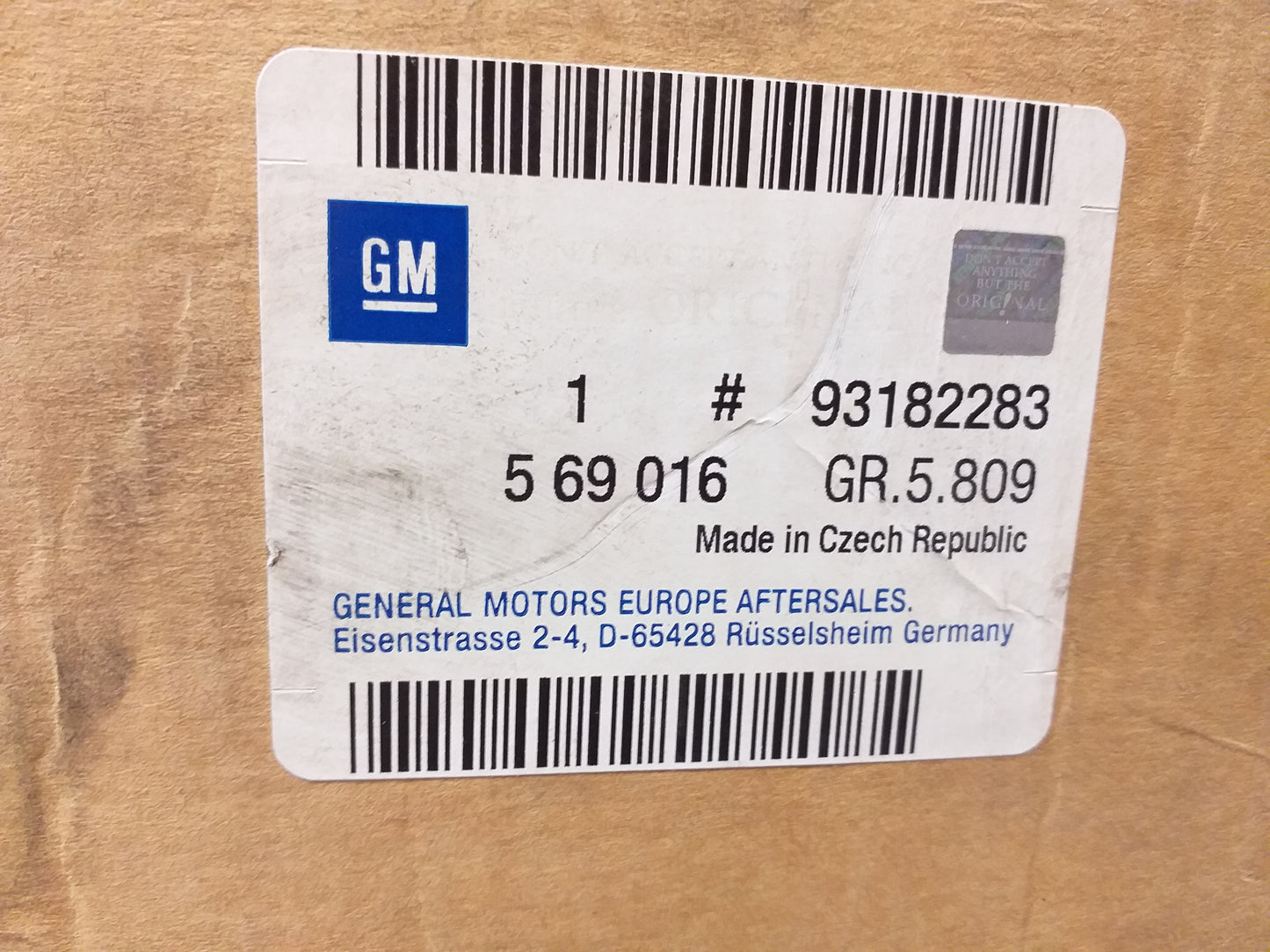 Astra F CC (T92) 1.4l 16V (F08,M08,F68,M68) 90PS Bj 96-98 Bremsscheibensatz belüftet vorne original GM Opel NEU