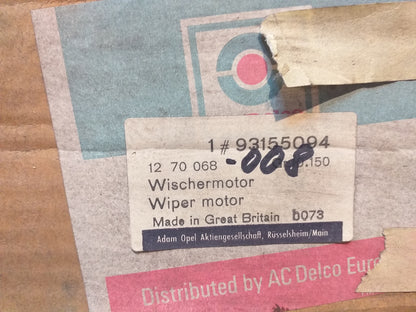 Karl Wischermotor vorne original GM Opel NEU