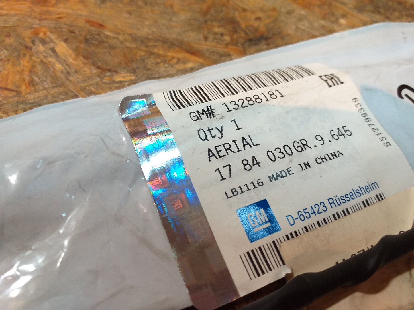 Astra J Antennenstab original GM Opel NEU