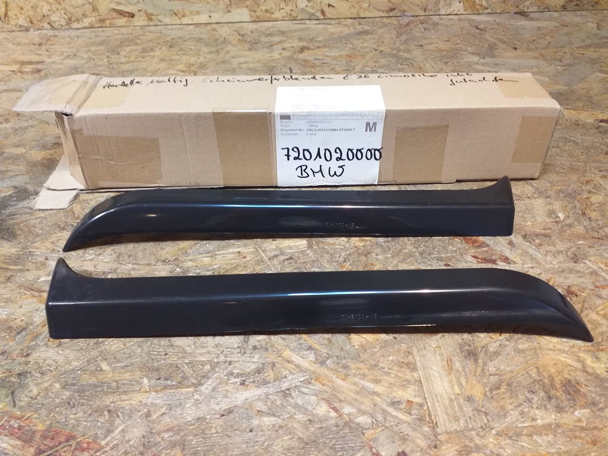 BMW E36 Limo Scheinwerferblenden inklusive Gutachten original Mattig NEU