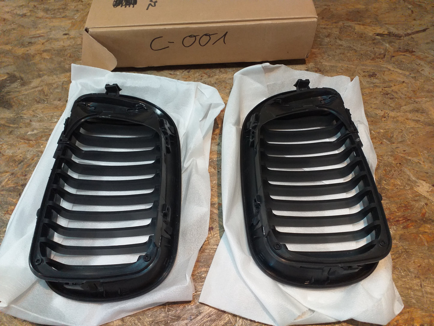 E46 Nierenset schwarz original BMW NEU