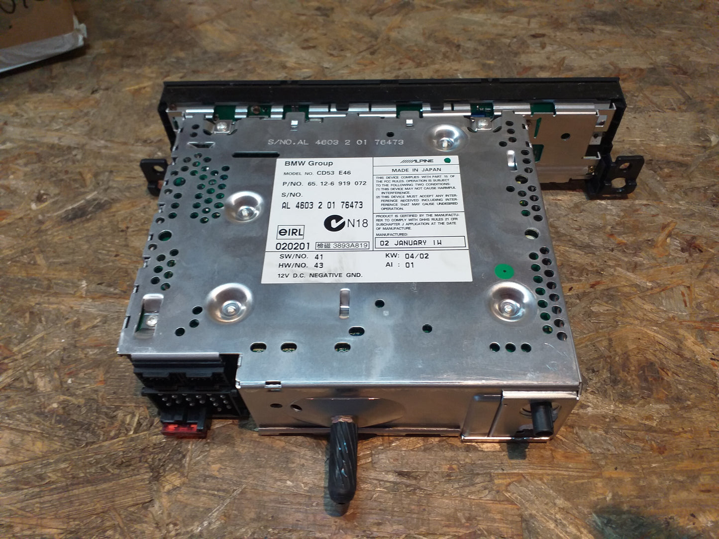 E46 Radio Typ: CD53 original BMW NEU