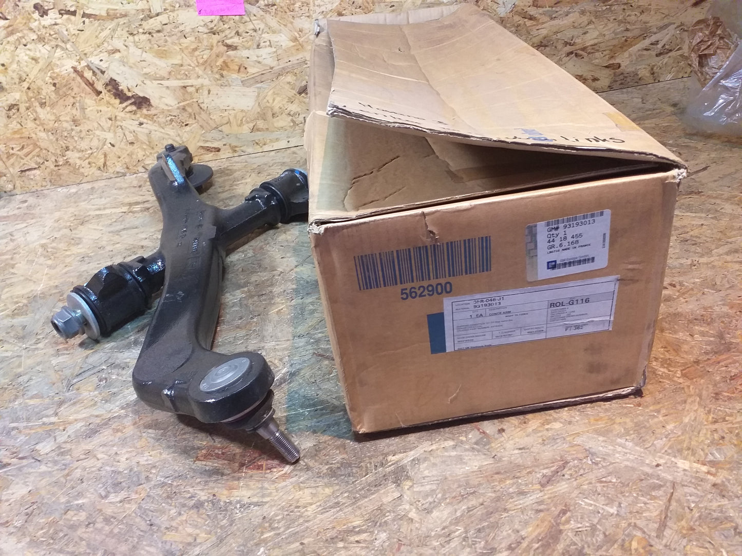 Movano B Lenker vorne links oben original GM Opel NEU