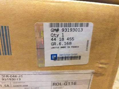 Movano B Lenker vorne links oben original GM Opel NEU
