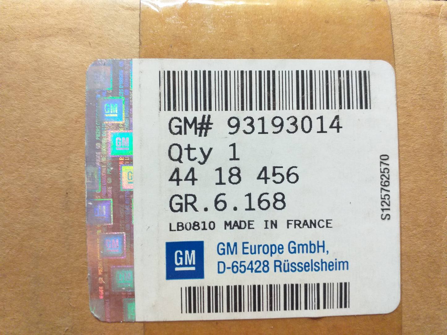 Movano A Lenker vorne oben rechts original GM Opel NEU