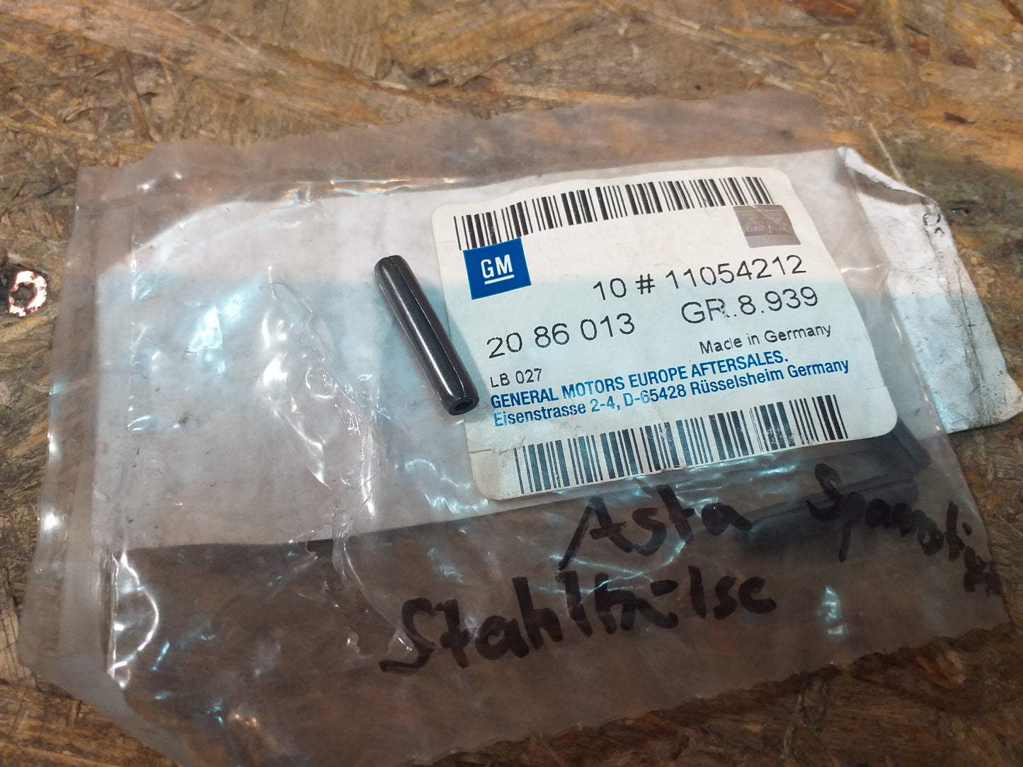 Astra Spannstift Stahlhülse original GM Opel NEU