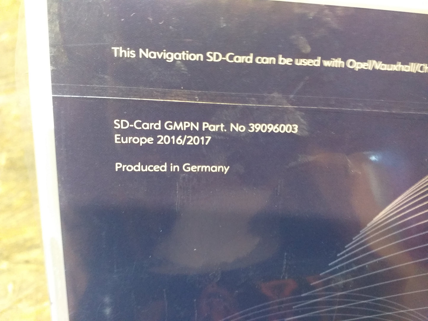 Original Opel Vauxhall Navigation SD-Card Version 16/17 NEU
