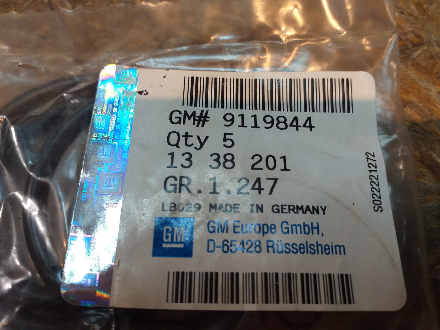 Astra G Zafira A Dichtung Ölfilter original GM Opel NEU