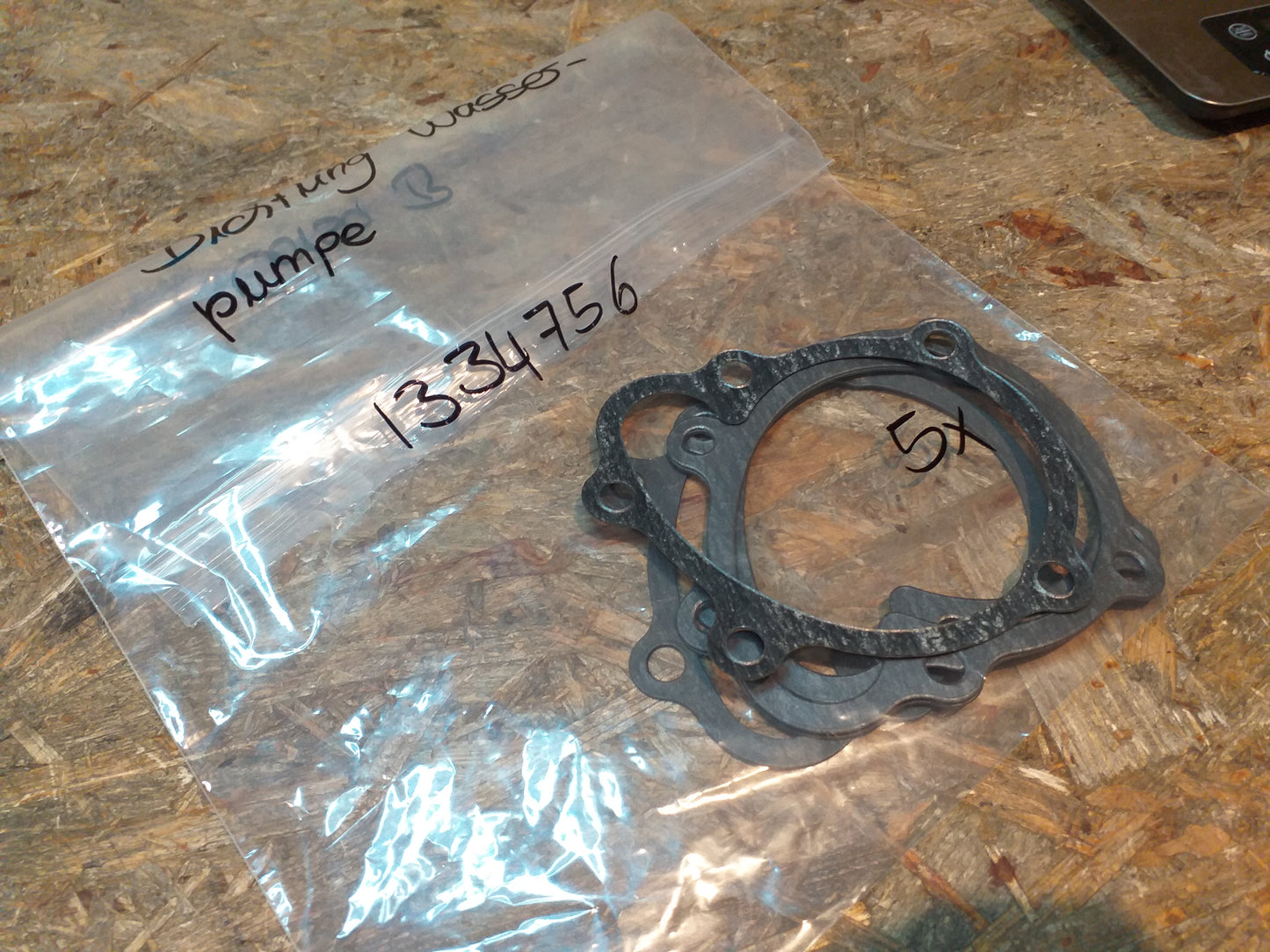 Corsa B Dichtung Wasserpumpe original GM Opel NEU