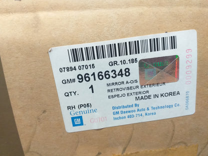 Daewoo Aranos Außenspiegel rechts original GM Opel NEU