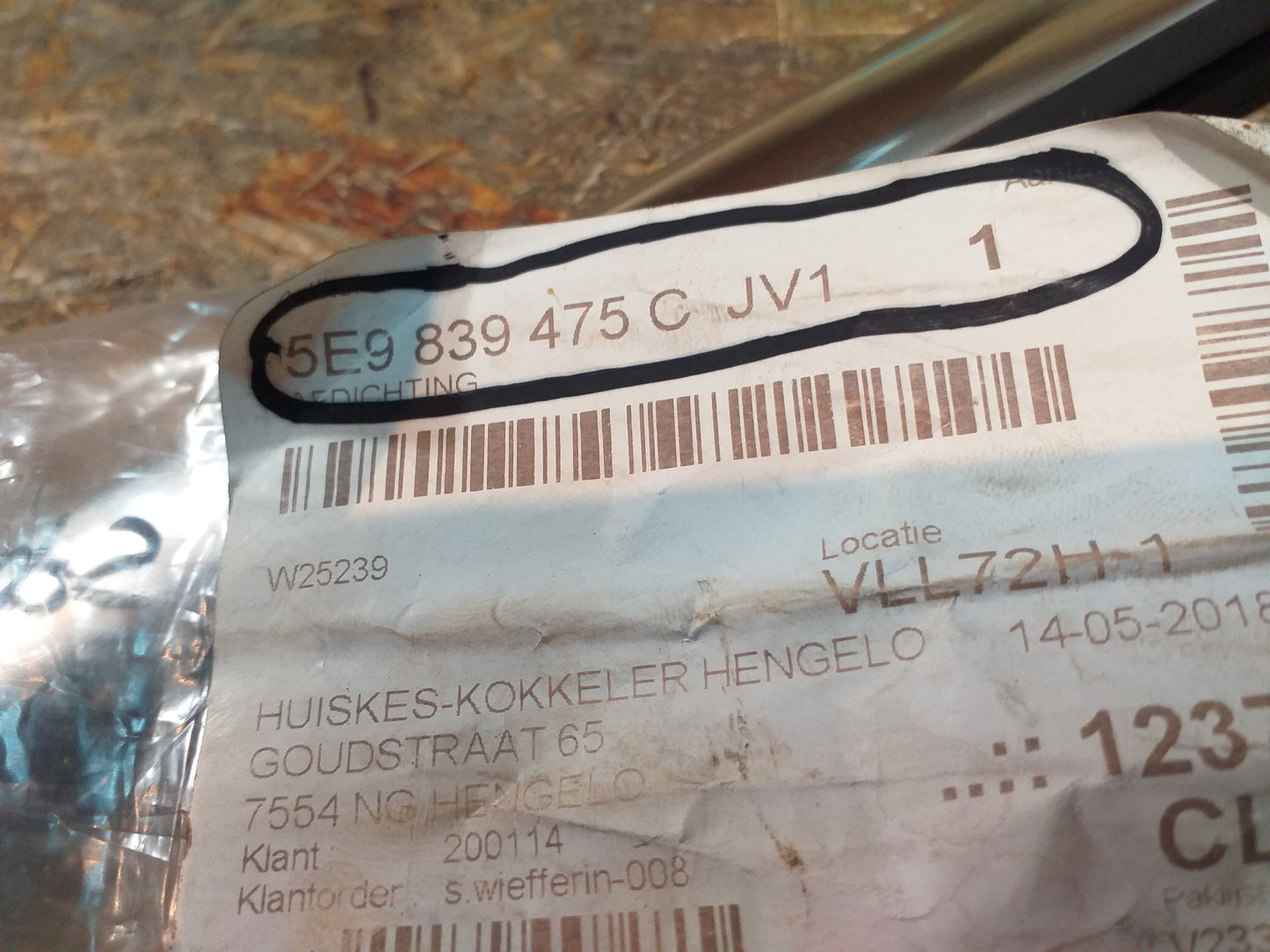 Skoda Octavia 3 5E5 Kombi Schaftabdichtung Chrom original Volkswagen NEU