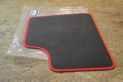 Original GM Opel Fussmatte hinten links schwarz/rot 93175659 Astra G , Astra G Cabrio