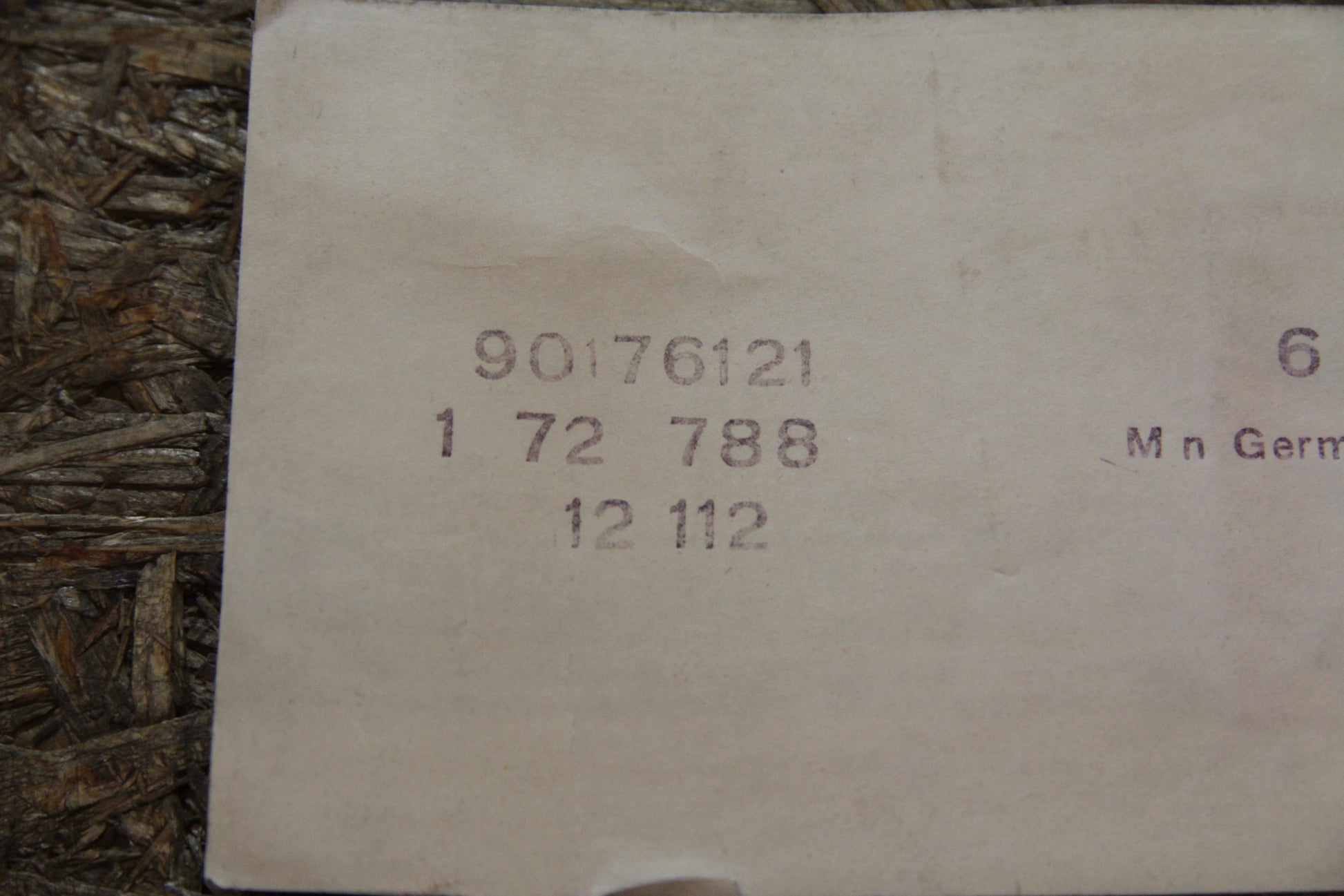 Original GM Opel Emblem Manta GT/J  in silber 90176121 Manta B Neu