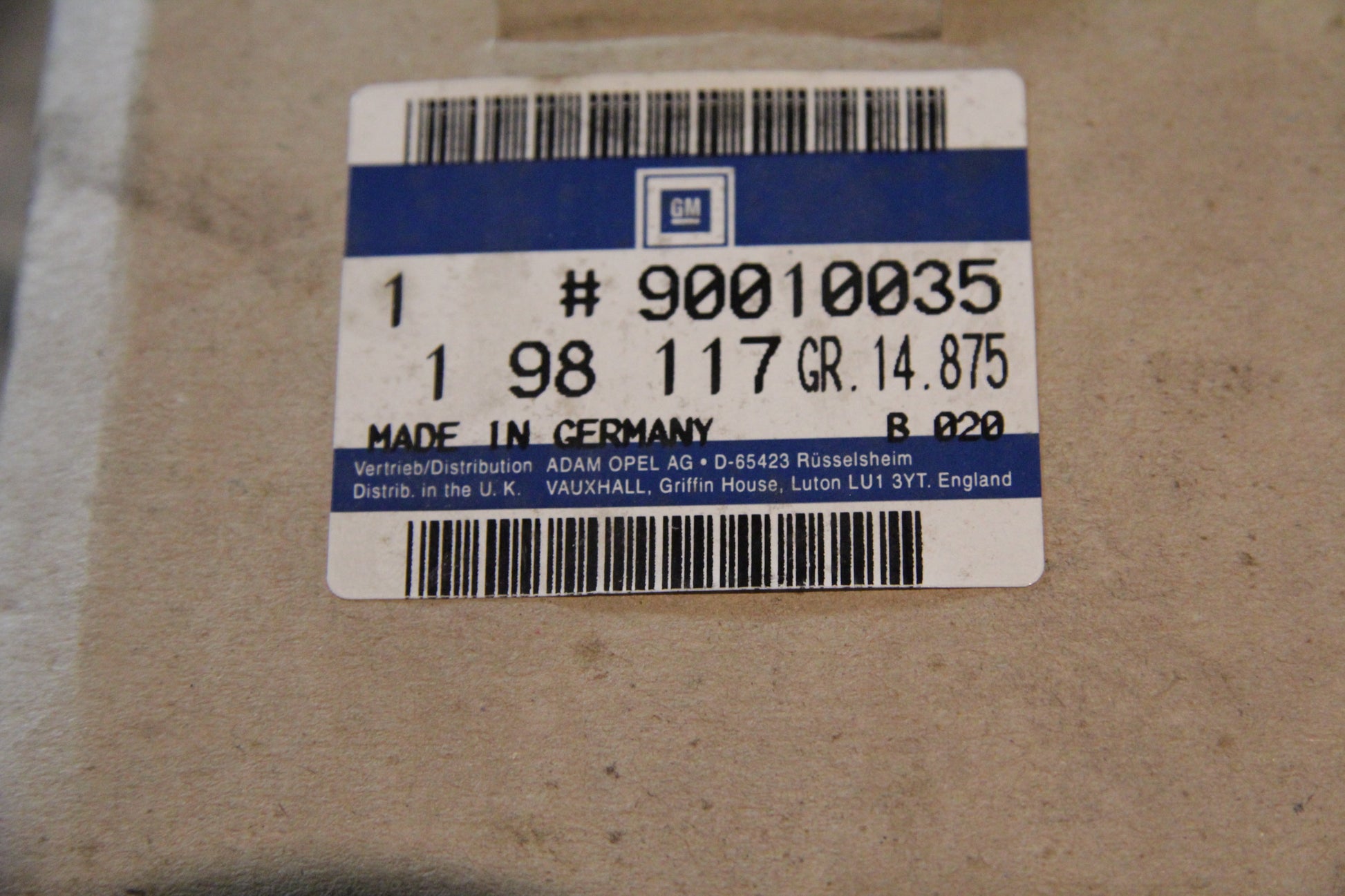 Original GM Opel Gurt Fahrersitz  90010035 Kadett E Neu