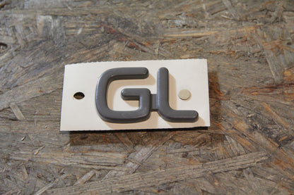 Original GM Opel Schrift GL, grau, seitlich Tür 90196902 Kadett E Neu