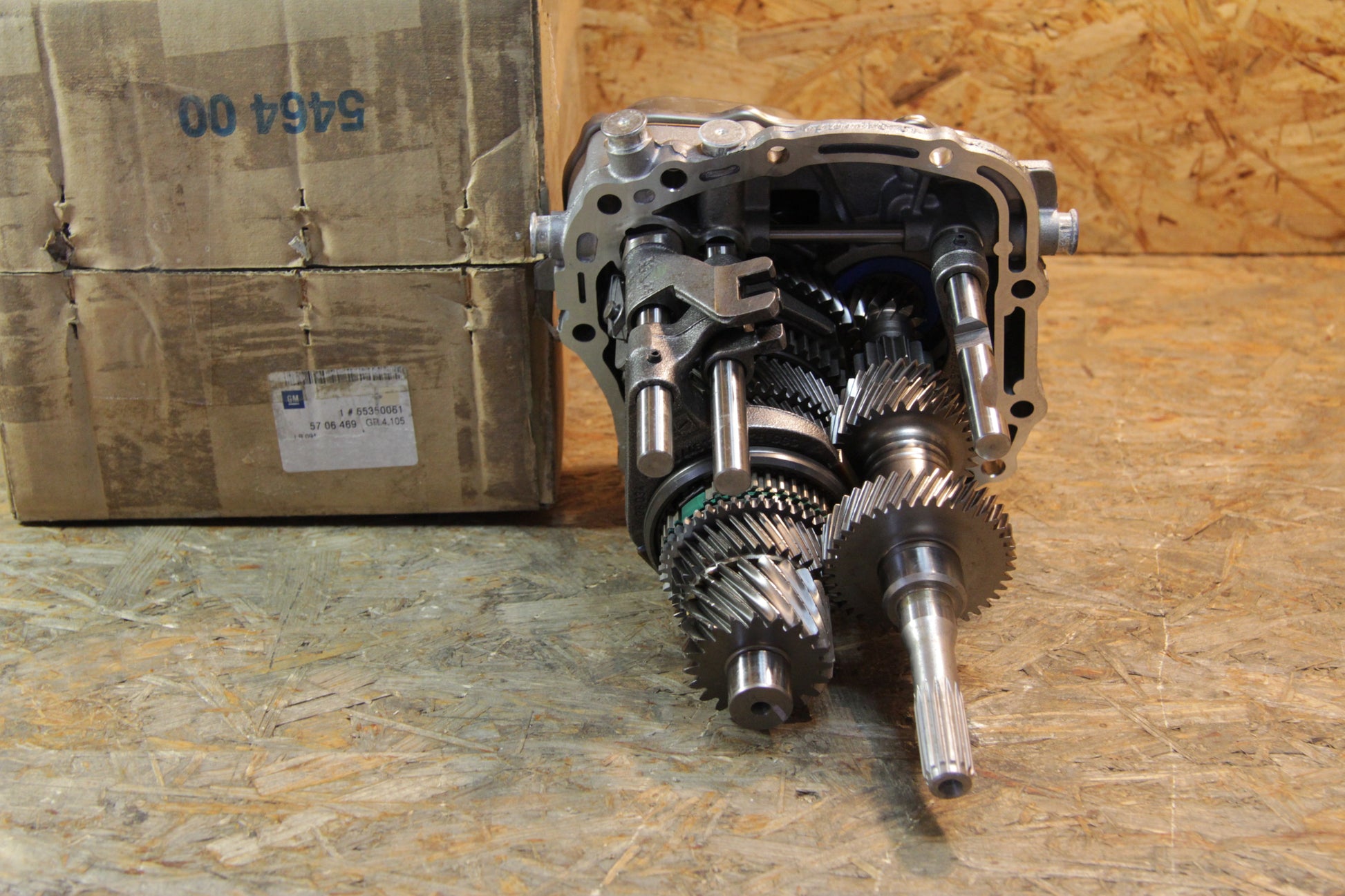 Original GM Opel Lagerschild Getriebe 3,55 Übersetzung (eco) 55350061 Astra G Neu