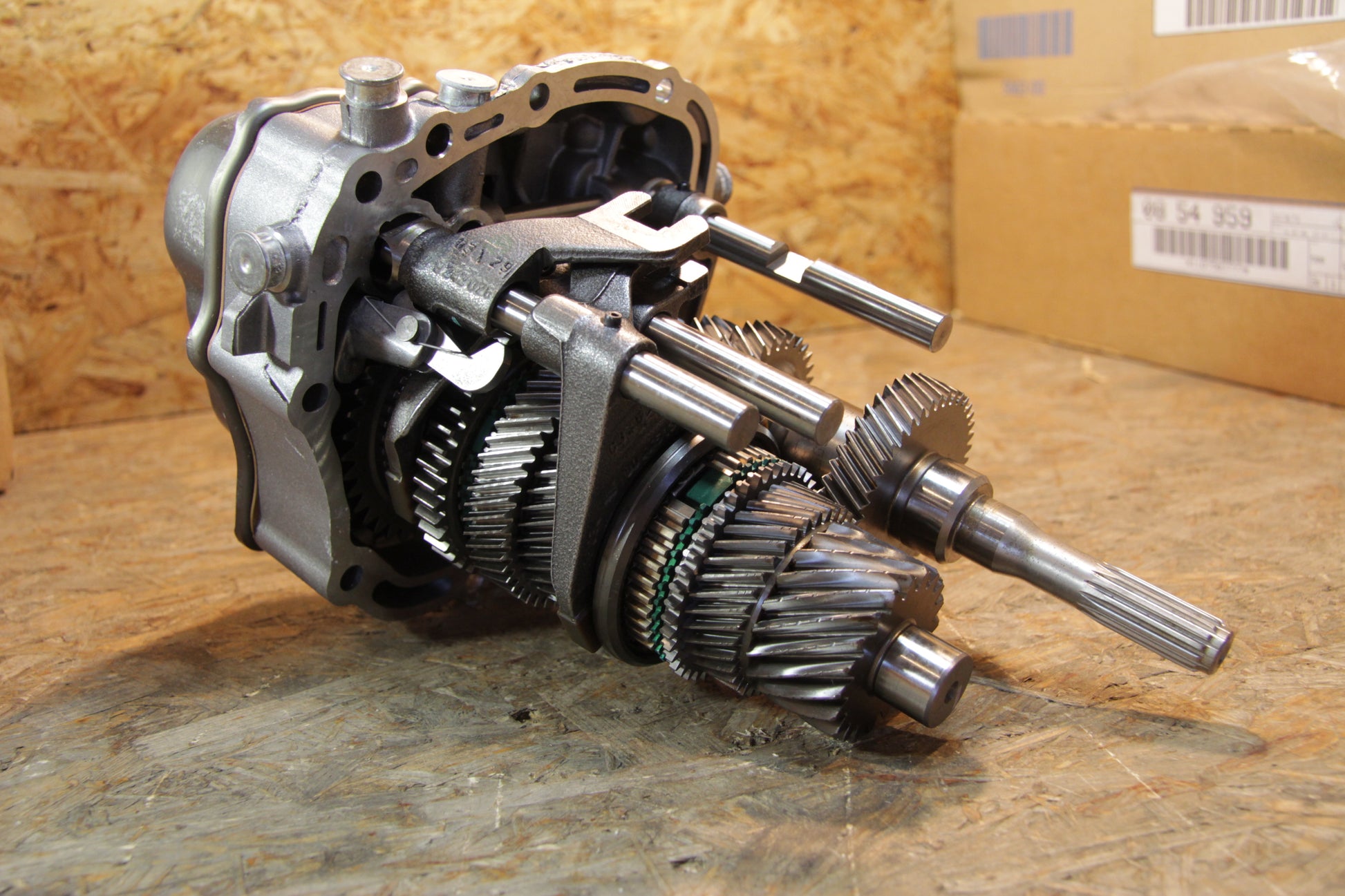 Original GM Opel Lagerschild Getriebe 3,55 Übersetzung (eco) 55350061 Astra G Neu