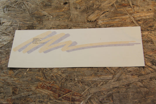 Original GM Opel Farbstreifen FUN auf Tür in violett, gelb 90426755 Kadett E Neu