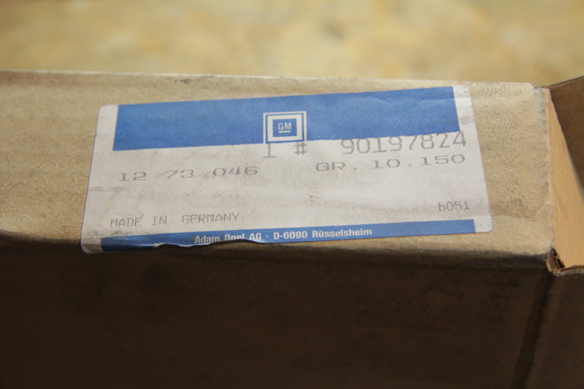Original GM Opel Wischermotor Rückwandtür links  90197824 Kadett E Neu