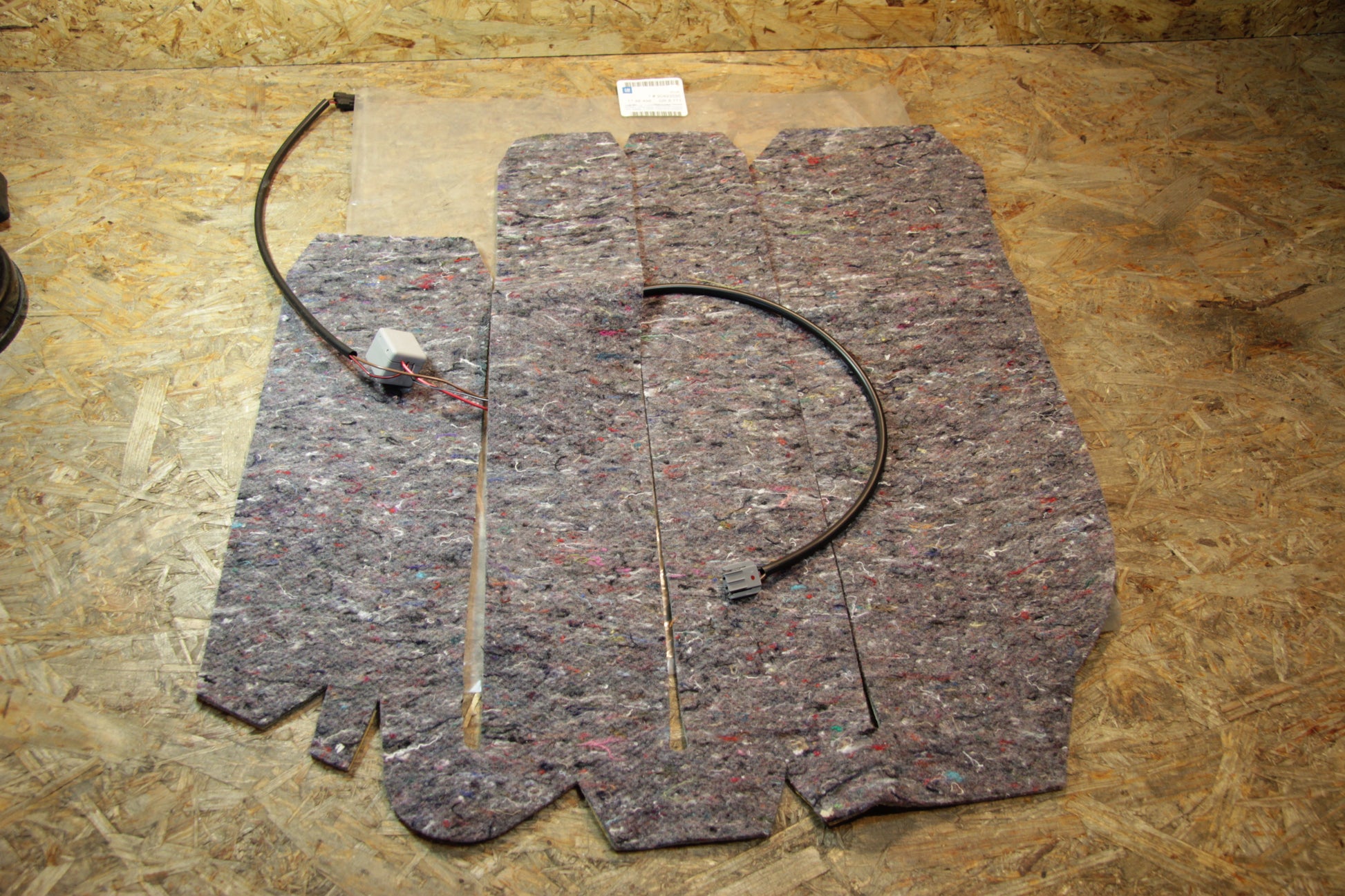 Heizmatte Sitzheizung Hintersitzlehne rechts (Leder)