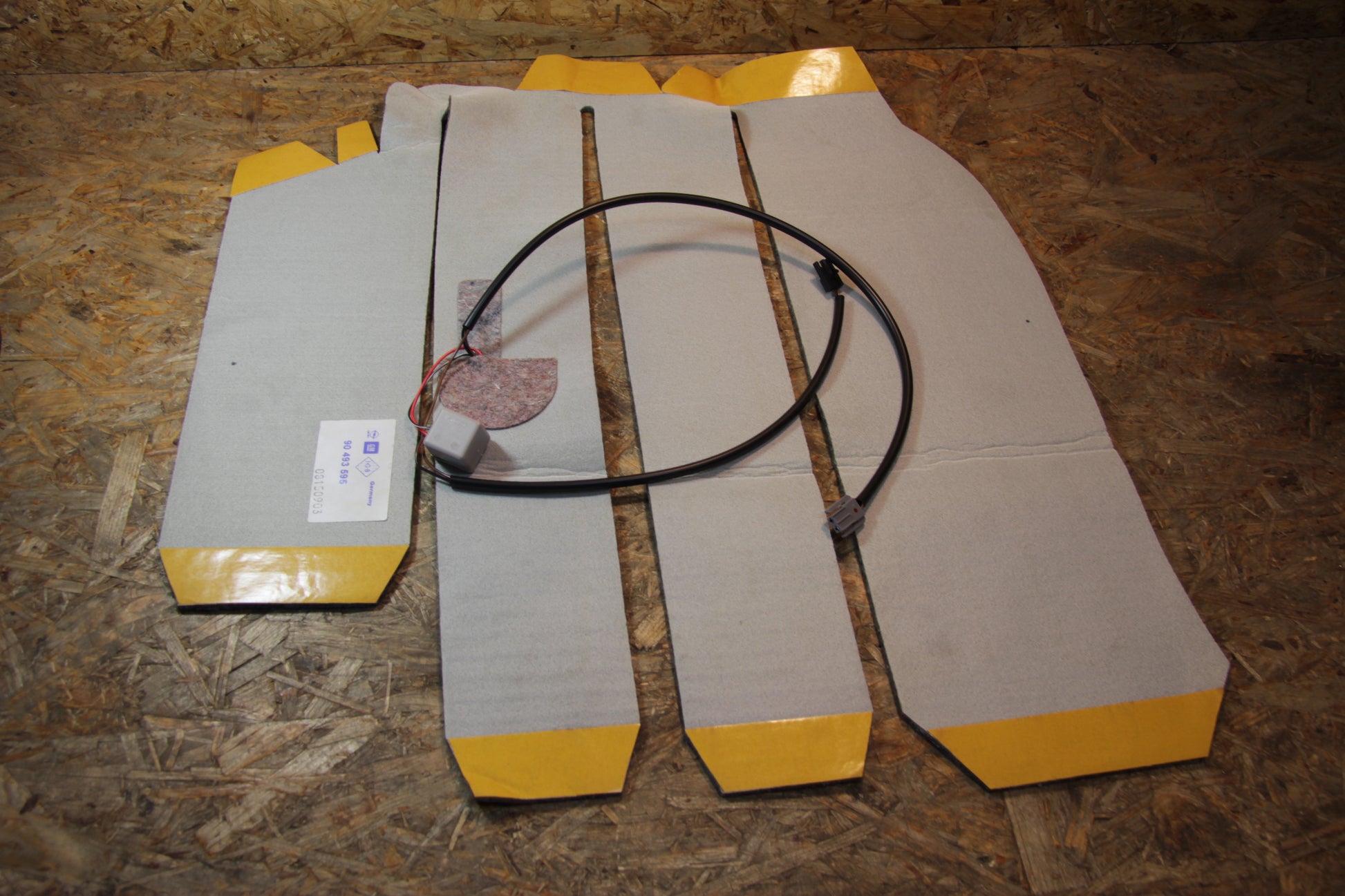 Heizmatte Sitzheizung Hintersitzlehne rechts (Leder)