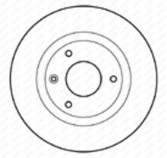 MAPCO Bremsscheibe Vorderachse  15422