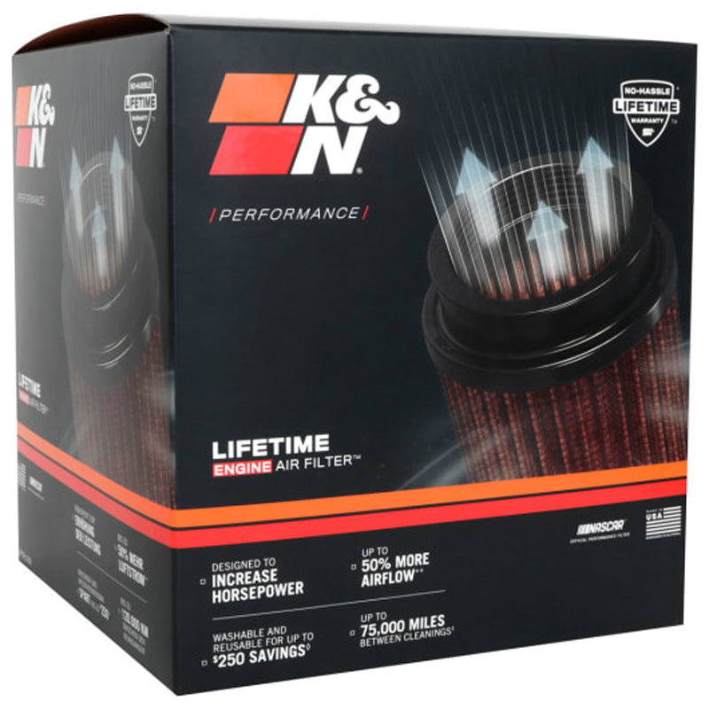 K&N Luftfilter Universal Konisch 127mm Flansch, 203mm Untendurchmesser, 168mm Obendurchmesser, 219mm Höhe (RU-5294)