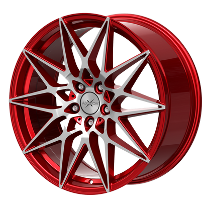 AXXION Felge AX9 Kirschrot Hochglanzpoliert