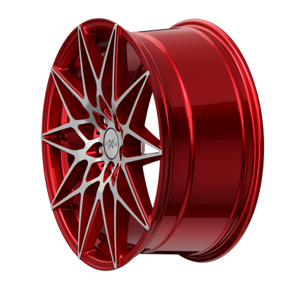 AXXION Felge AX9 Kirschrot Hochglanzpoliert