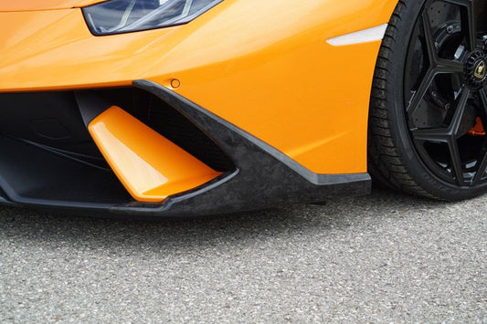 Friedrich Motorsport Frontspoileransatz (Satz) in Sichtcarbon FORGED Lamborghini Huracán Performante und Spyder