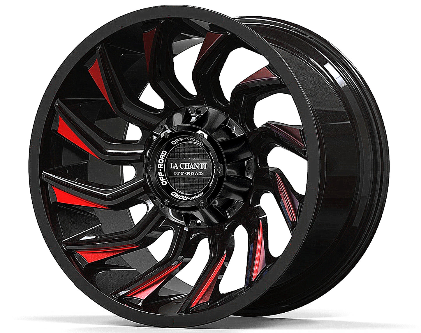 La Chanti LC-OF 12 Gloss Black / RED