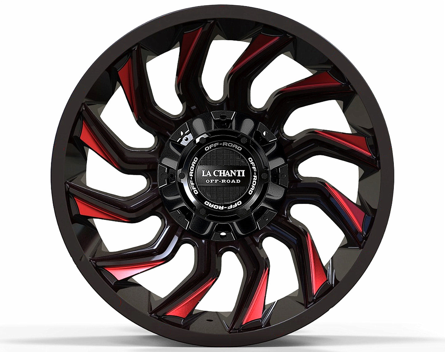 La Chanti LC-OF 12 Gloss Black / RED