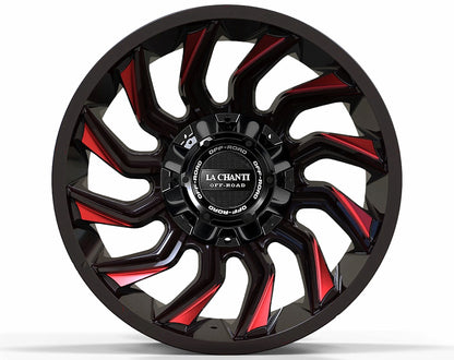La Chanti LC-OF 12 Gloss Black / RED
