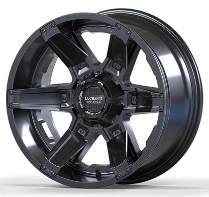 La Chanti LC-OF 16 Gloss Black Milled(Black Inserts)