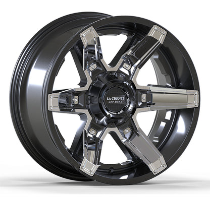 La Chanti LC-OF 16 Gloss Black Milled(Chrome Inserts)