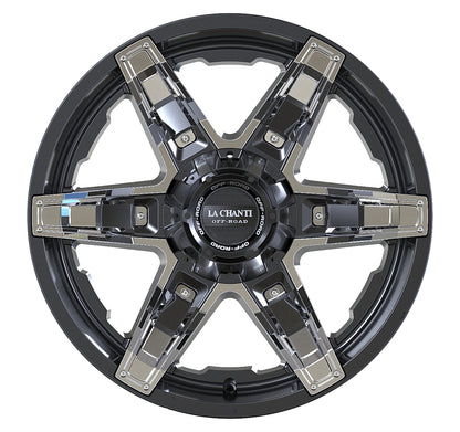 La Chanti LC-OF 16 Gloss Black Milled(Chrome Inserts)