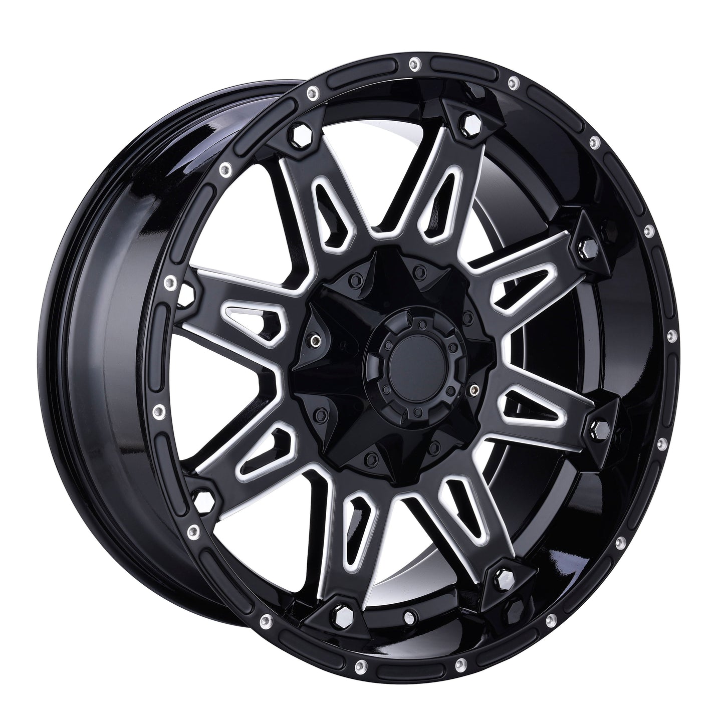 La Chanti LC-OF 1 Gloss Black Milled Spockes