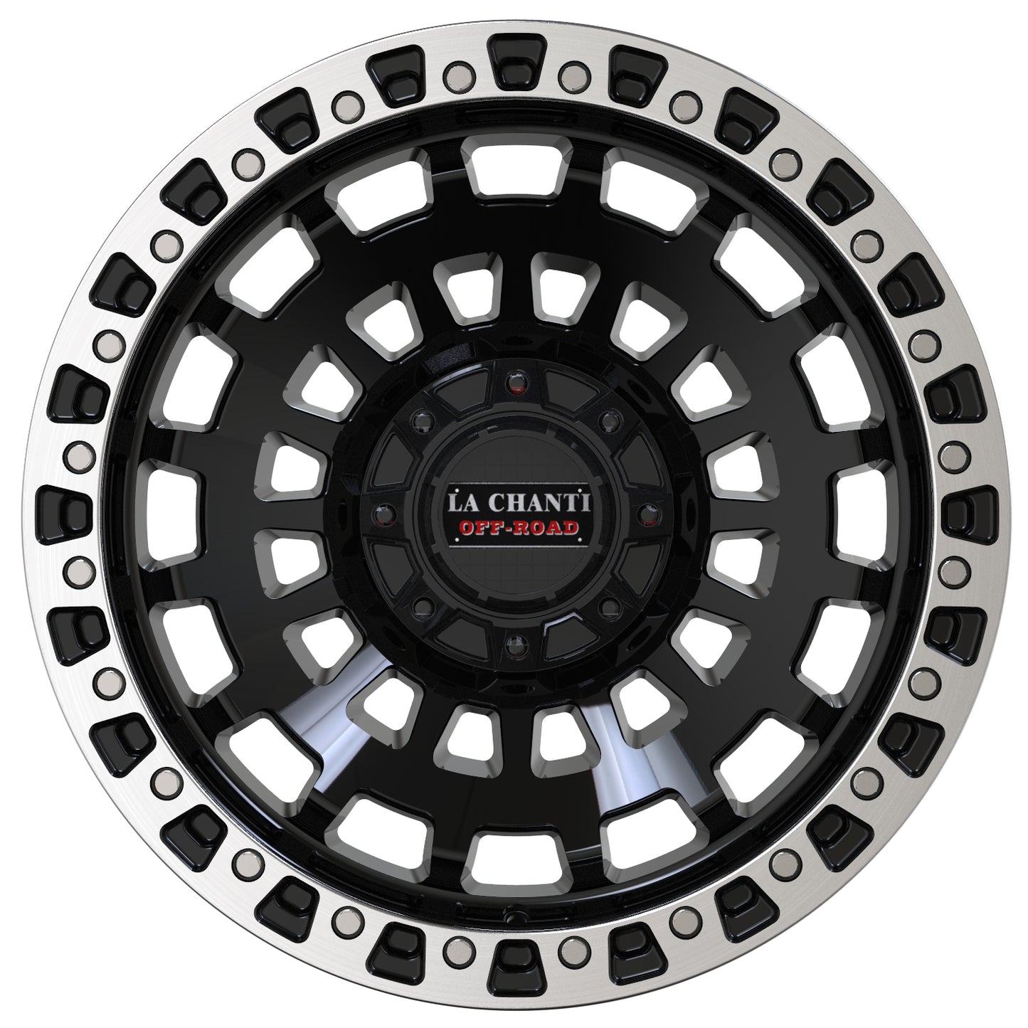 La Chanti LC-OF 6 GLOSS BLACK / POLISHED RING