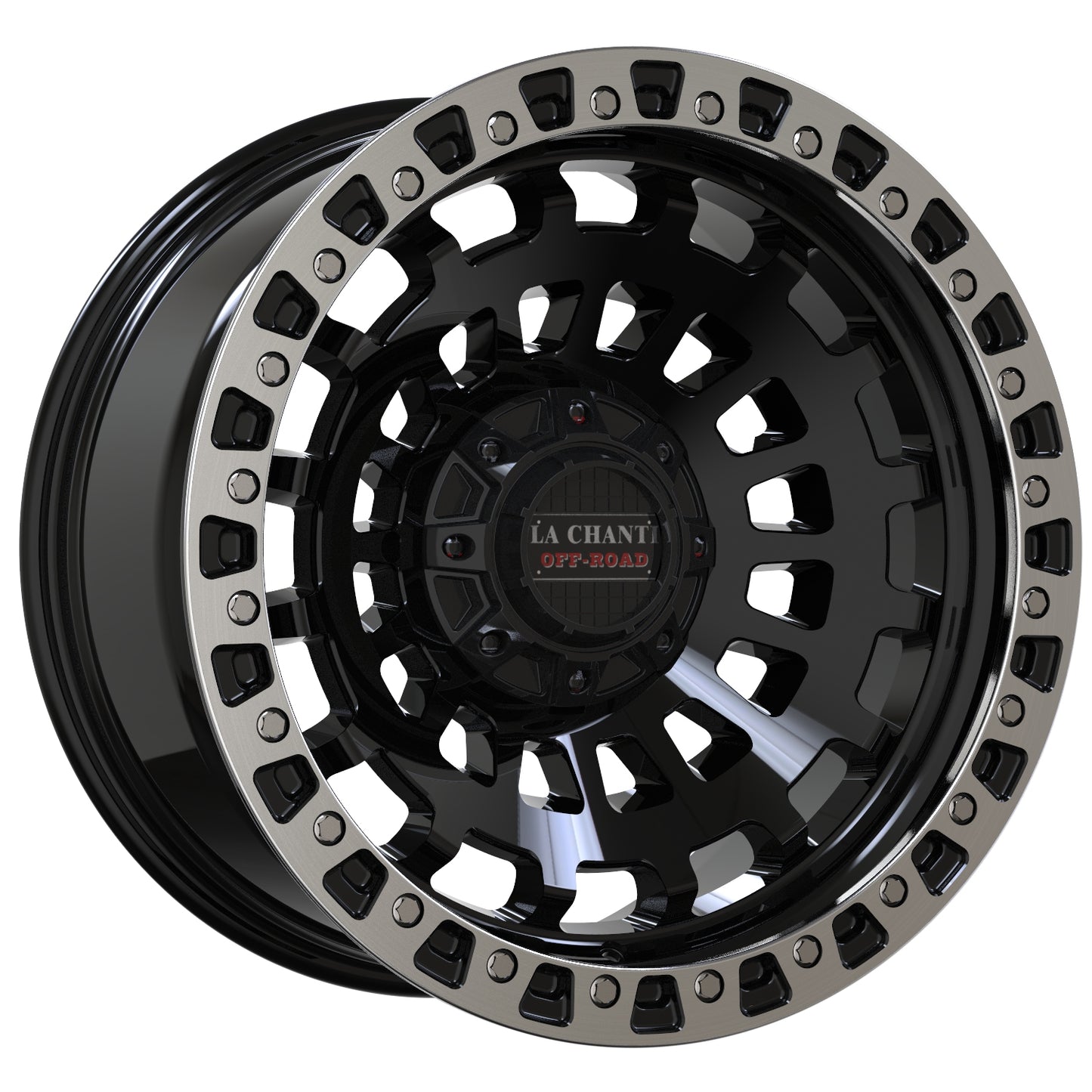 La Chanti LC-OF 6 GLOSS BLACK / POLISHED RING