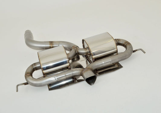 Friedrich Motorsport 76mm Duplex-Sportendschalldämpfer mittig Opel Corsa D OPC
