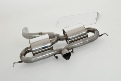 Friedrich Motorsport 76mm Duplex-Sportendschalldämpfer mittig Opel Corsa D OPC